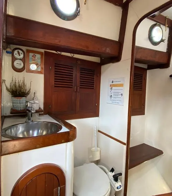 Baño de velero clásico